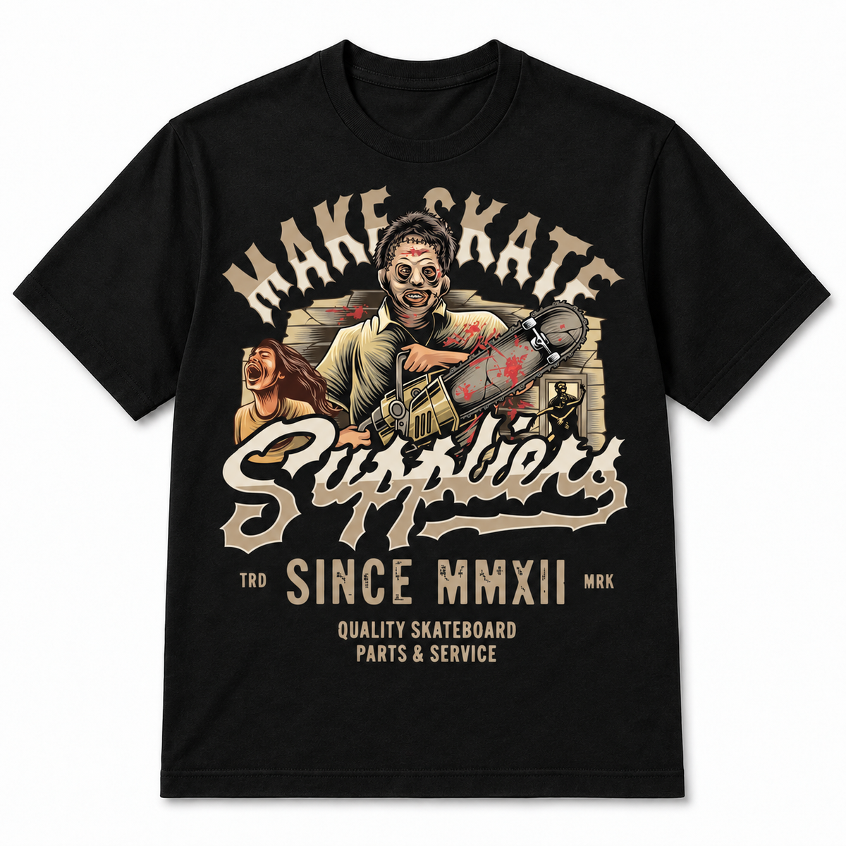 MKSK8 "TEXAS CHAINSAW LEATHERFACE" SKATE SAW