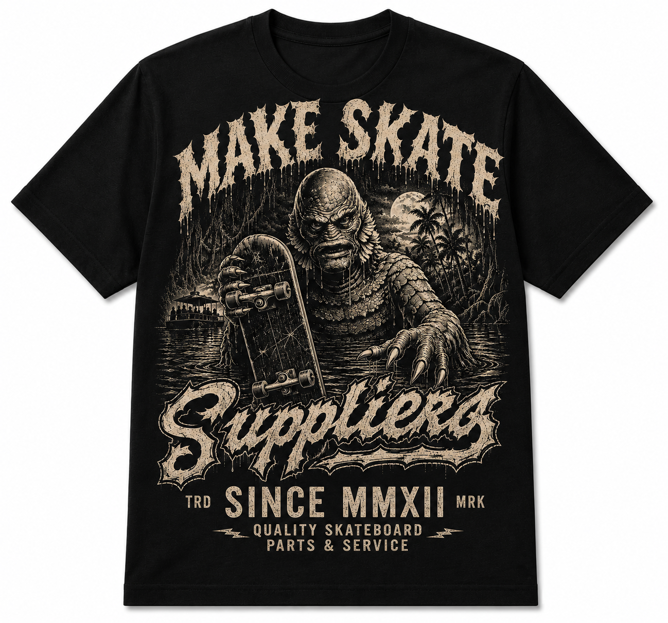 MKSK8 CREATURE RISING TEE