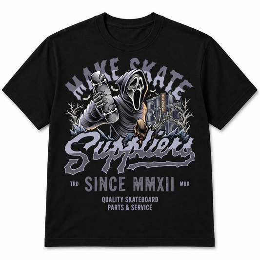 MKSK8 "SCREAM GHOSTFACE" SKATE DECK TEE
