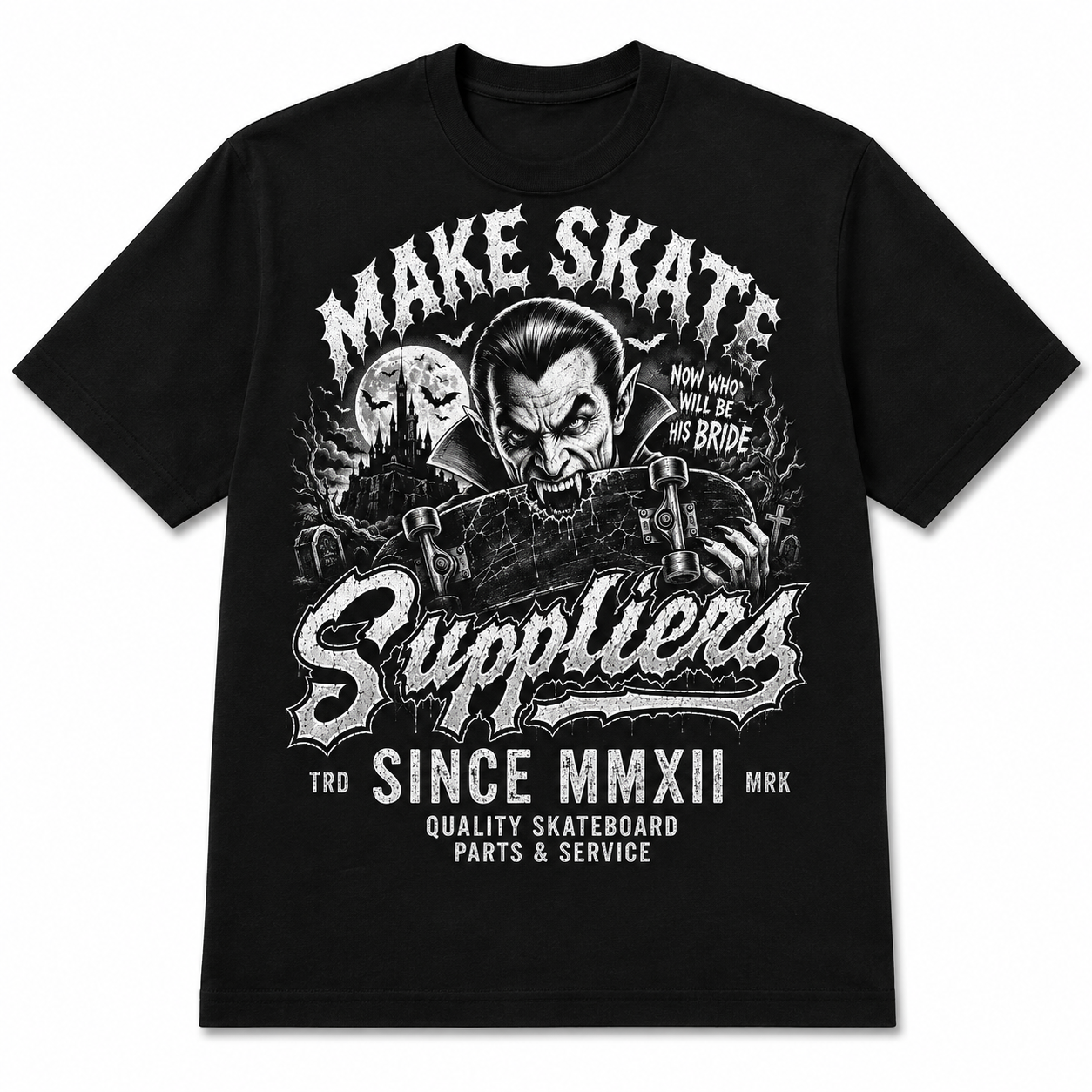 MKSK8 DRACULA BITE TEE