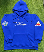 Load image into Gallery viewer, MKSK8 (PREMIUM) "ONTARIO"  Blue HOODIE HEAVYWEIGHT FLEECE
