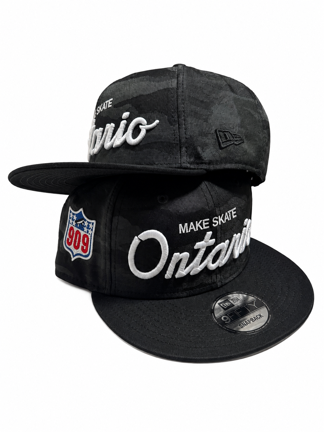 MAKE SKATE x NEW ERA 59FIFTY SNAP-BACK (BLACK CAMO)
