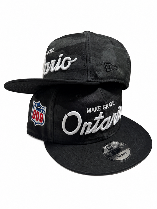 MAKE SKATE x NEW ERA 59FIFTY SNAP-BACK (BLACK CAMO)
