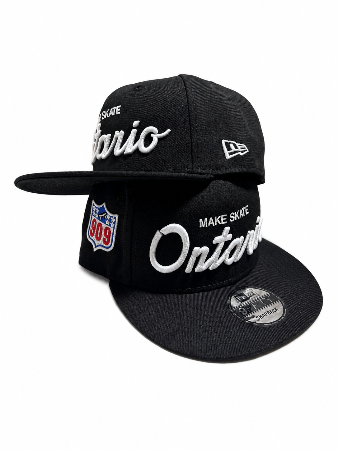 MAKE SKATE x NEW ERA 59FIFTY SNAP-BACK (SOLID BLACK)