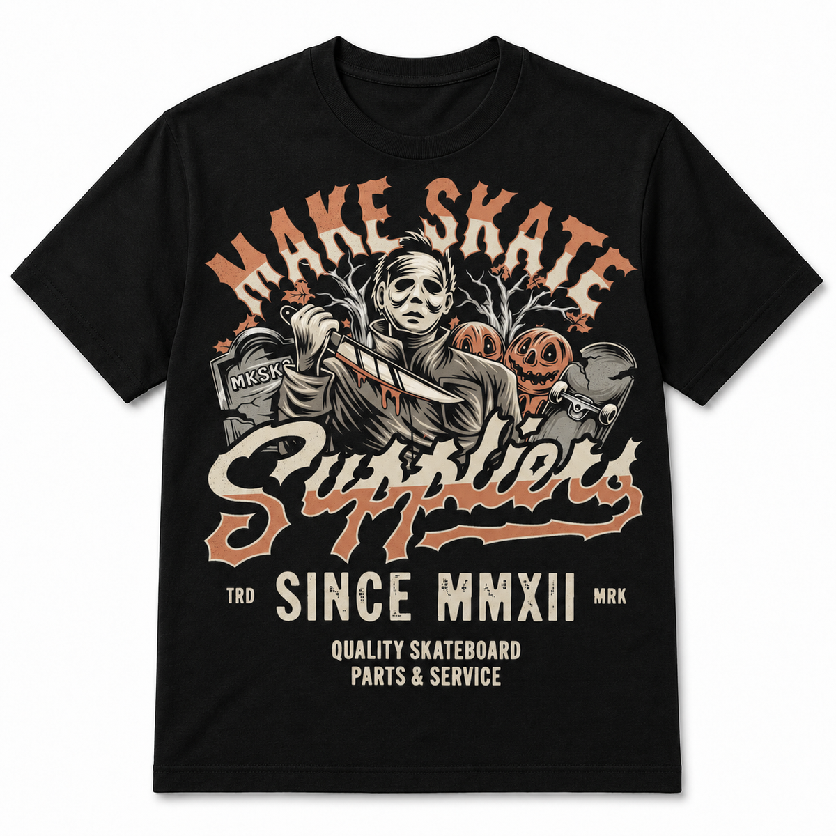 MKSK8 "MICHAEL MYERS" PUMPKIN TEE