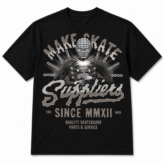 MKSK8 "HELLRAISER PINHEAD" SKATE DECK TEE
