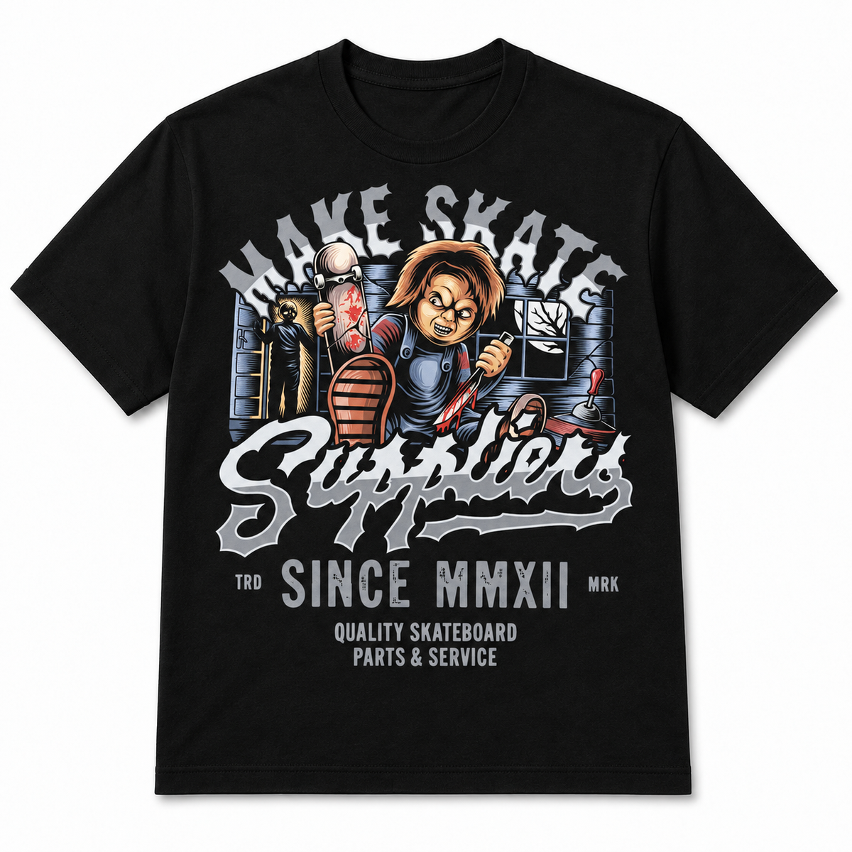 MKSK8 CHARLES LEE RAY "CHUCKIE"  SKATEBOARD TEE